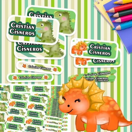 Etiquetas Escolares Masha y el Oso Diseños Muy Únicos