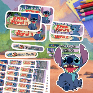 Stitch - Etiquetas Personalizadas