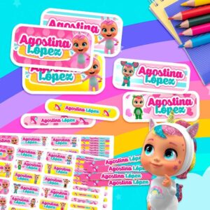 Bebés Llorones - Etiquetas Personalizadas