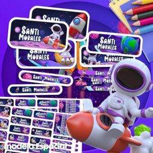 Espacial - Etiquetas Personalizadas