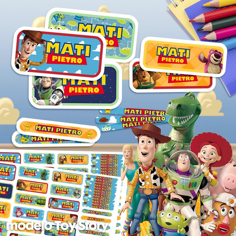 Etiquetas Escolares - Toy Story