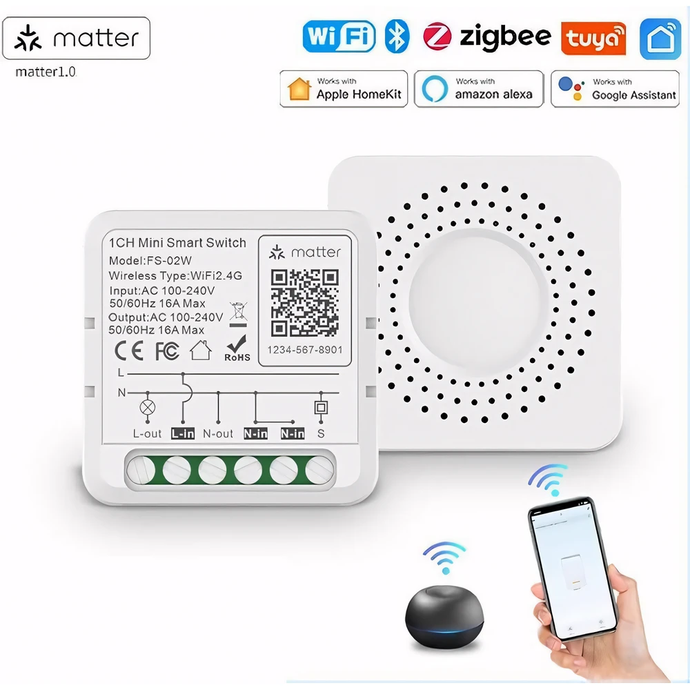 Interruptor MiNi Smart Switch Modulo WiFi Inteligente