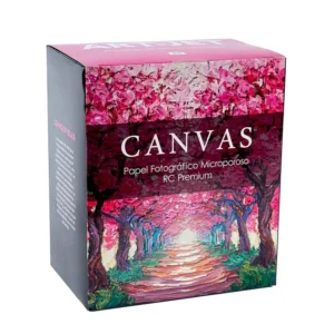 Papel Fotográfico Microporoso 4X6" X100 Hojas RC Premium Canvas Liner