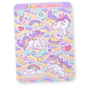Unicornios – Planchas de Stickers