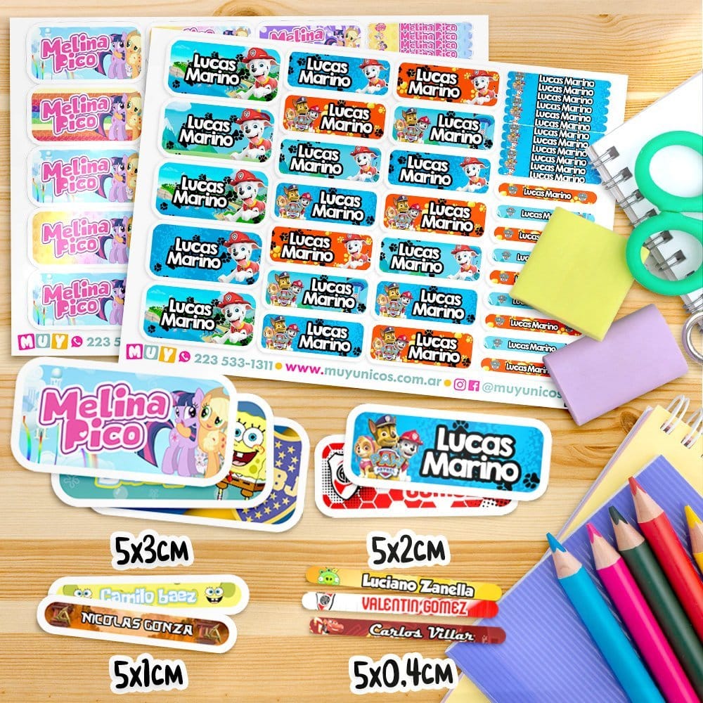 Etiquetas Escolares - Angry Birds - Imagen 4