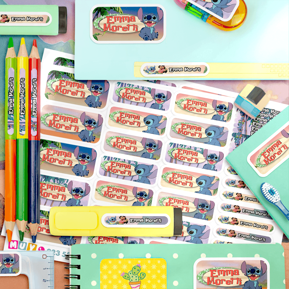 Etiquetas Escolares - Stitch - Imagen 4