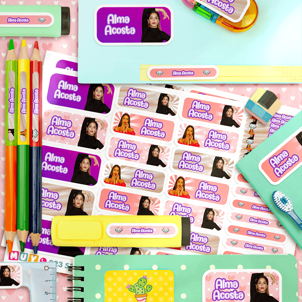 Etiquetas Escolares para Imprimir | Tini (Archivo Digital PDF)