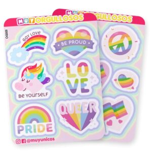 Orgullosos – Planchas de Stickers