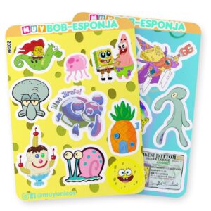 Bob Esponja – Planchas de Stickers