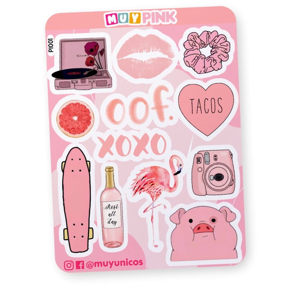 Pink – Planchas de Stickers