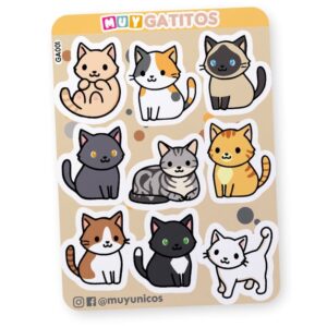 Gatitos – Planchas de Stickers