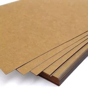 Papel Kraft Liner A4 - 200 Gramos X100 Hojas Papel Madera