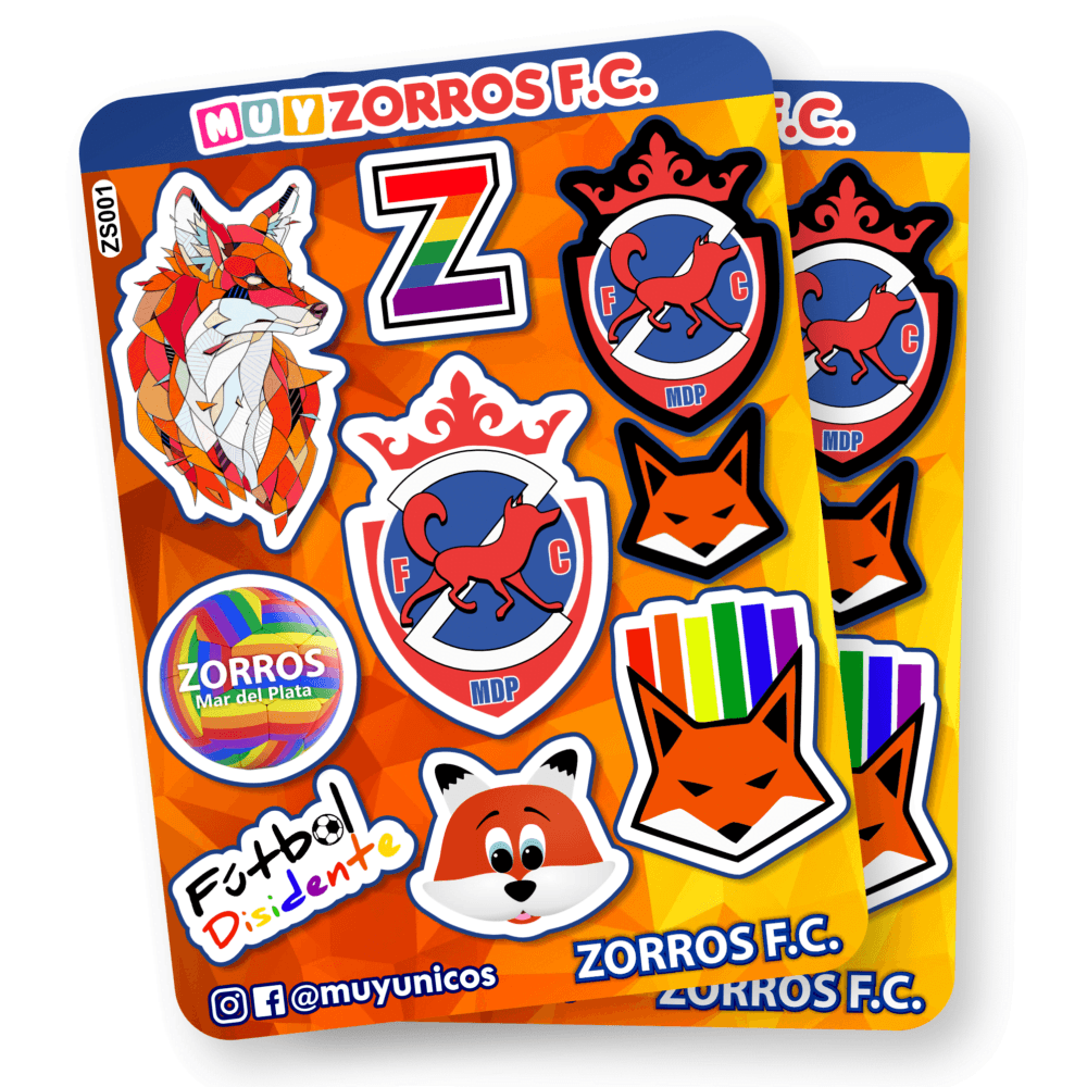 Zorros F.C. – Planchas de Stickers
