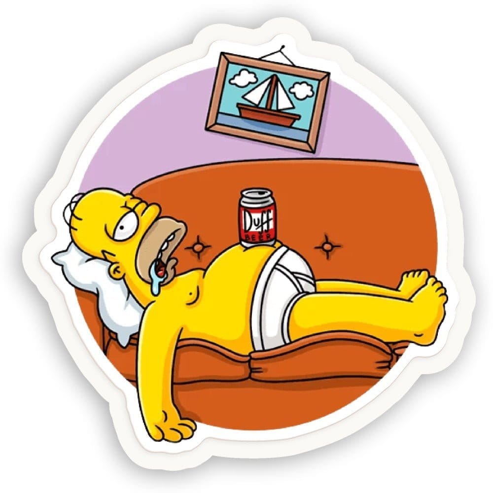 Homero Borracho - Sticker