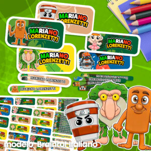 Brainrot Italiano - Etiquetas Personalizadas