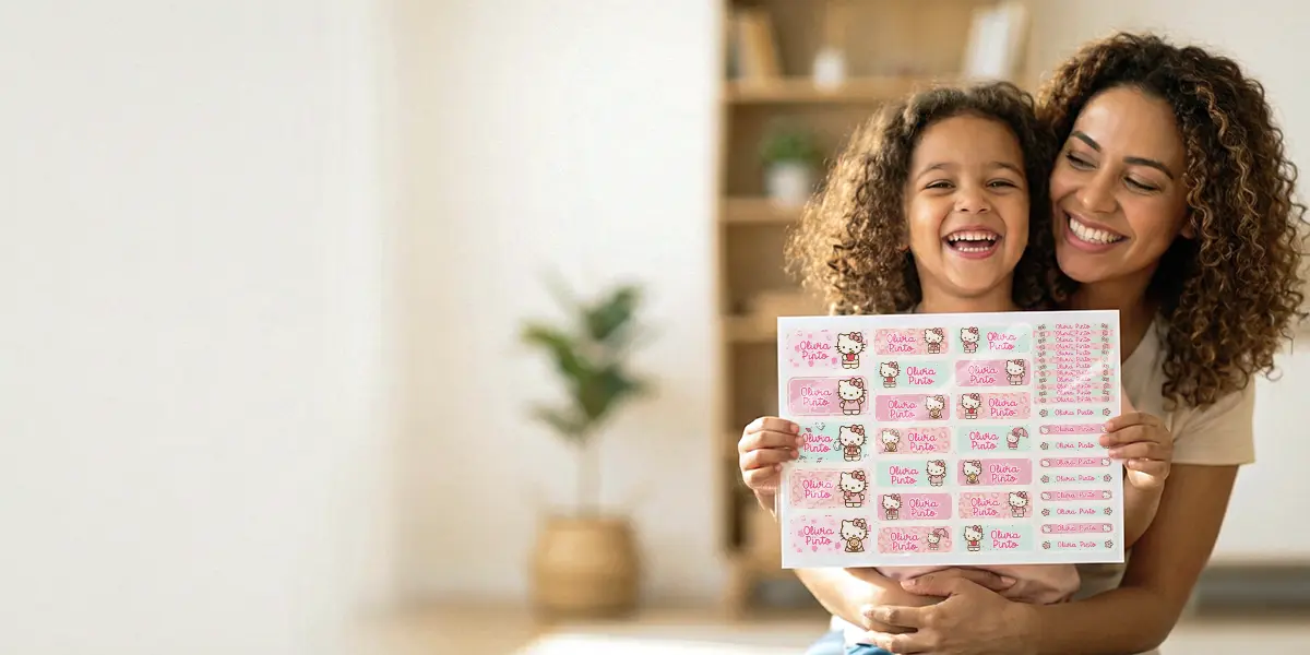 Etiquetas escolares únicas para volver con todo